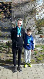 Silber und Bronze für Schwimmer Cedric und Erdi