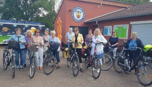 Spargel-Fahrradtour der Polizei - SV, Gymnastikgruppe, am 14. Juni 2023